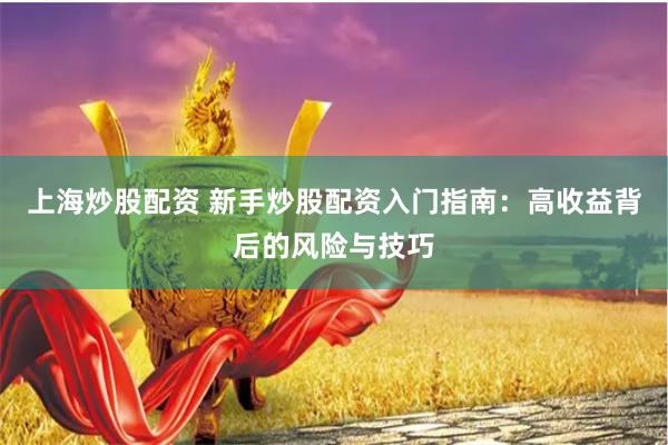 上海炒股配资 新手炒股配资入门指南:高收益背后的风险与技巧